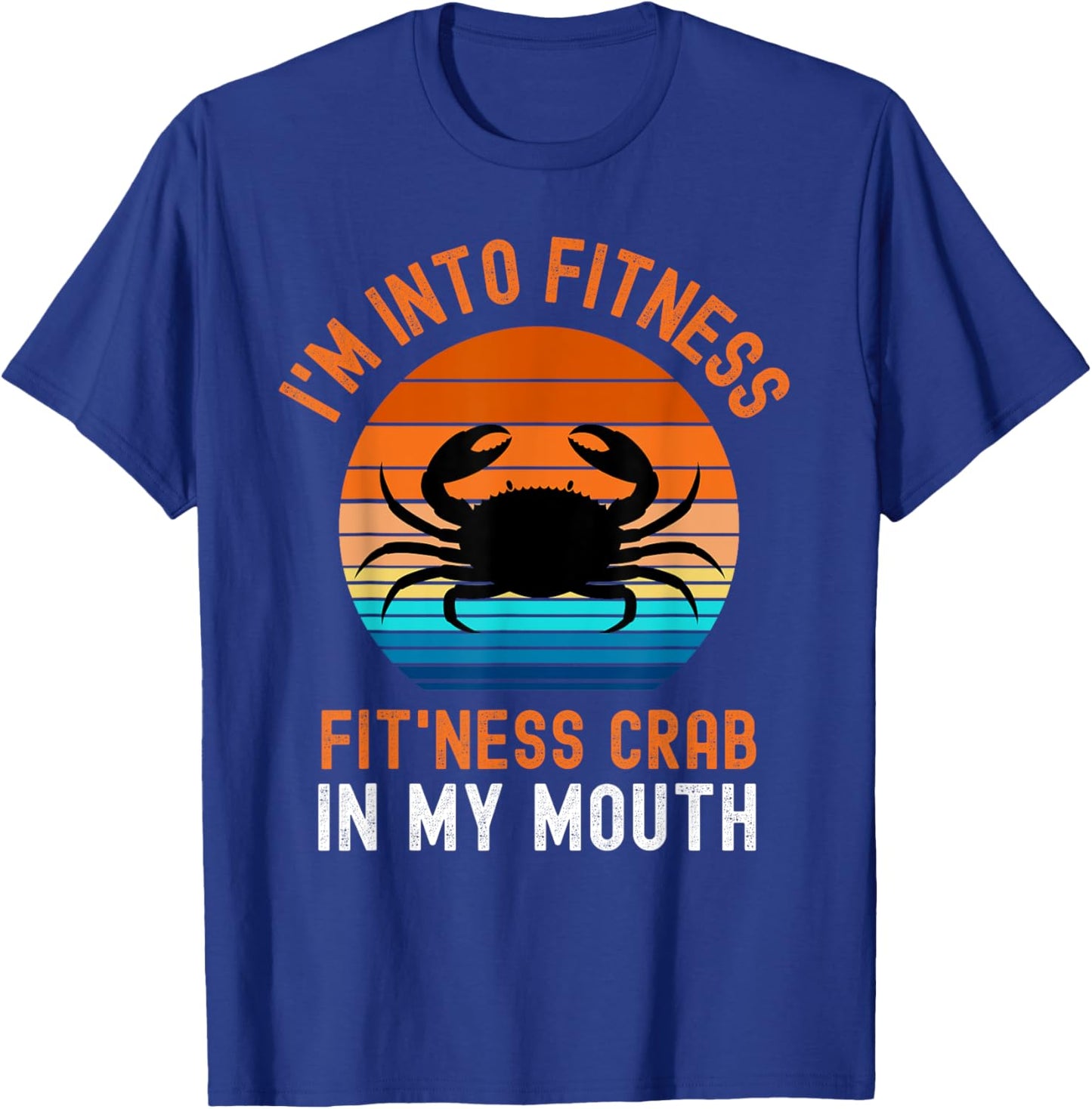 Funny Crab Leg Eating Seafood Boil Cookout Adult Men's Kids T-Shirt - T-Shirt | Royal