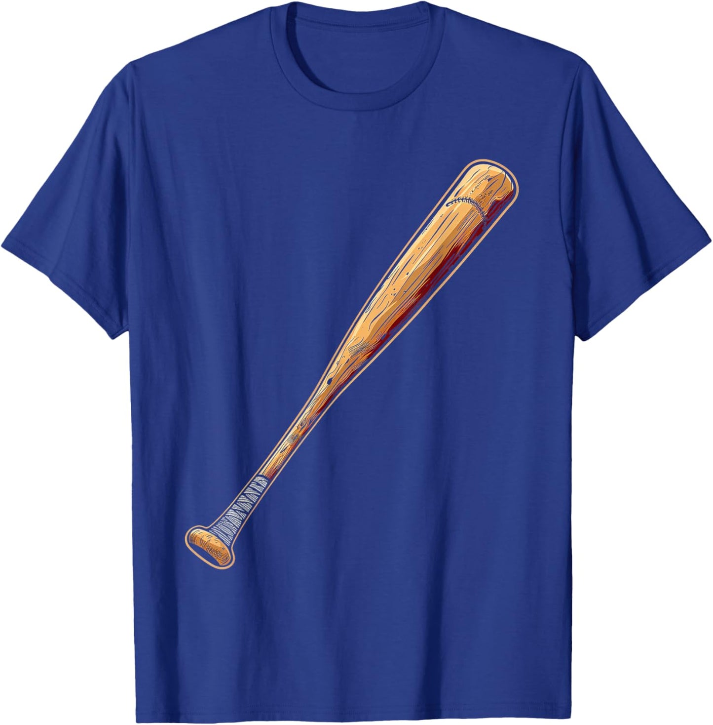 Vintage Baseball Bat T-Shirt - T-Shirt | Royal