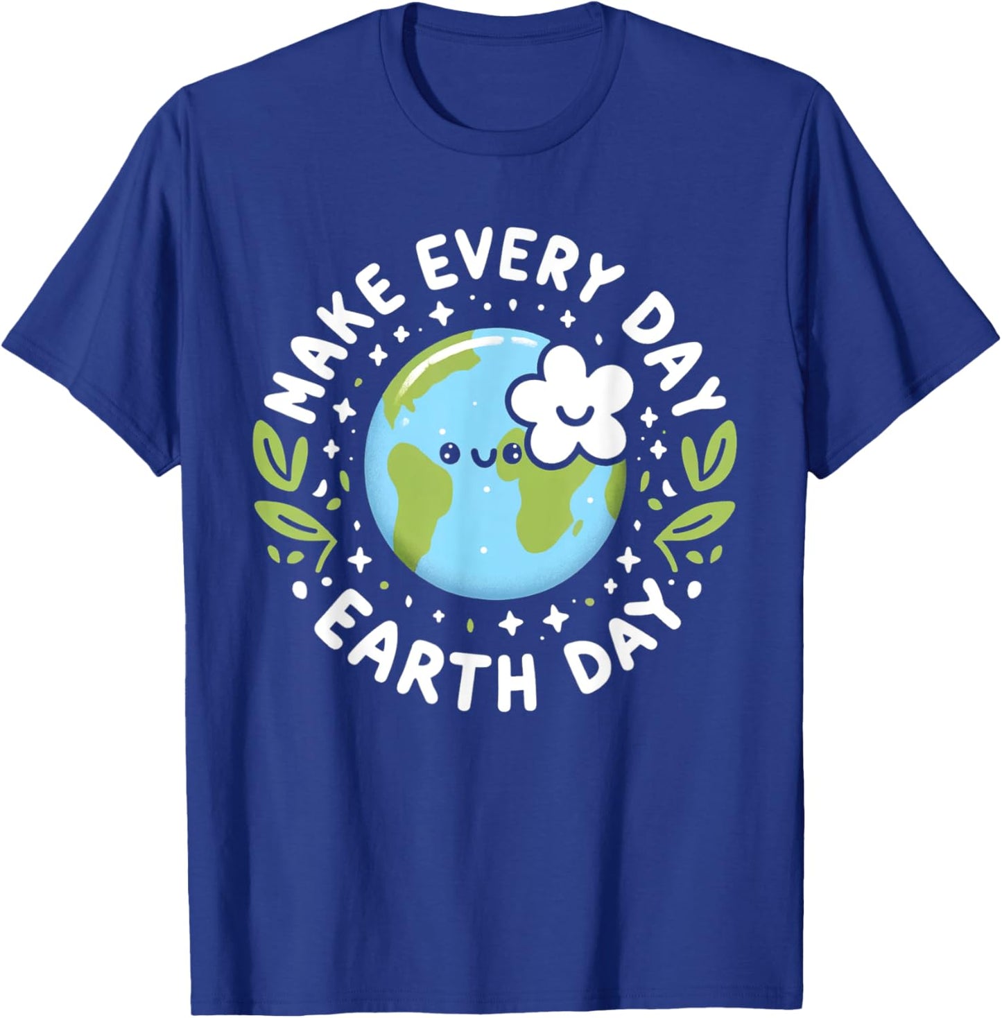 Cute Make Everyday Earth Day Kids T-Shirt - T-Shirt | Royal
