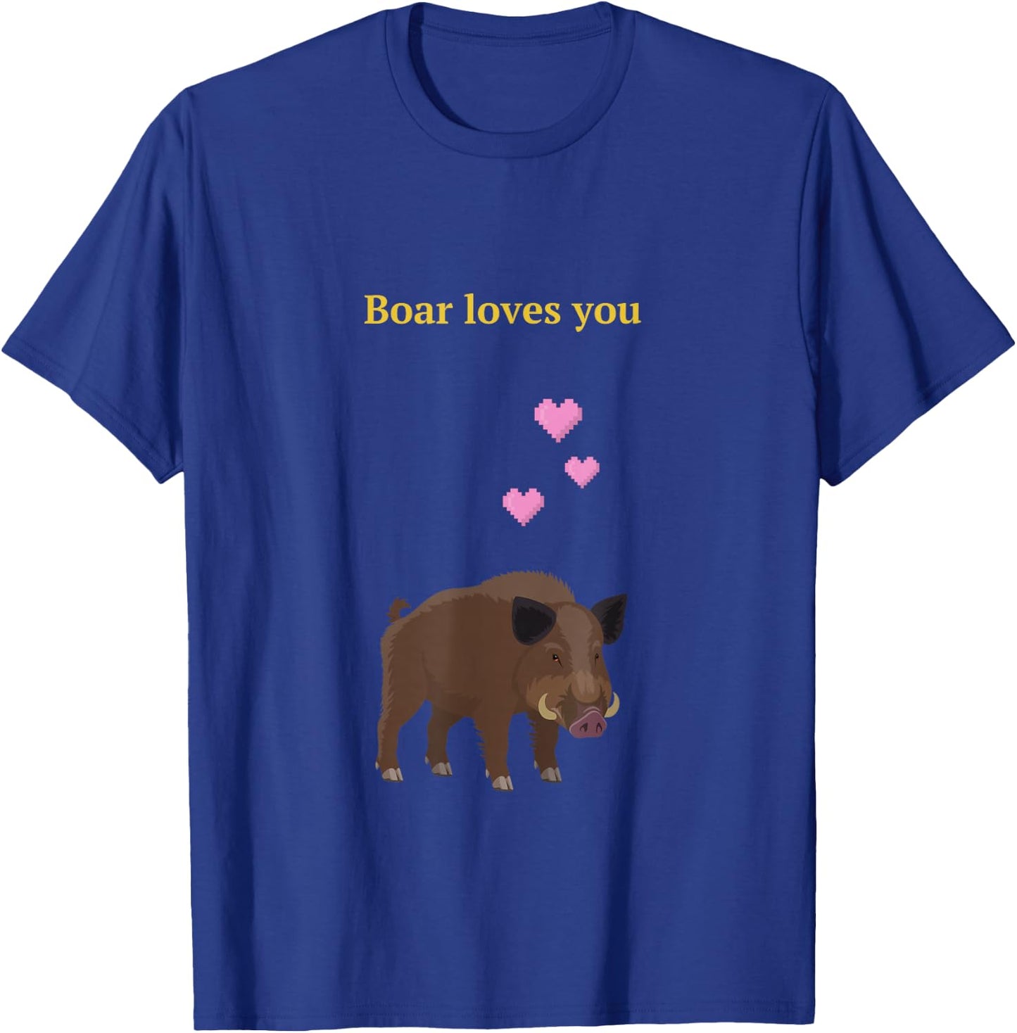 Boar loves you in Valheim T-Shirt - T-Shirt | Royal