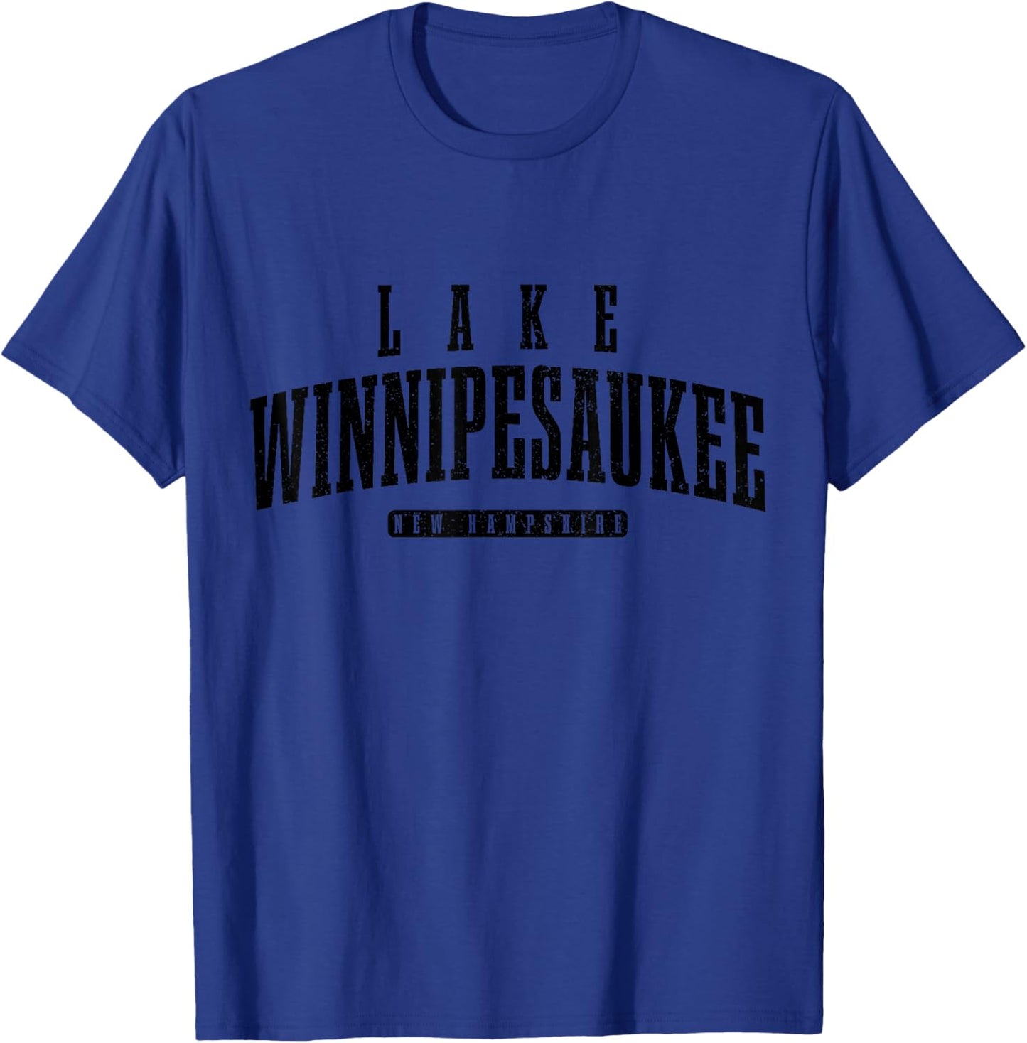 Lake Winnipesaukee New Hampshire Vintage T-Shirt - T-Shirt | Royal
