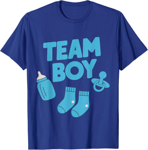 Gender Reveal Party Team Boy T-Shirt - T-Shirt | Royal