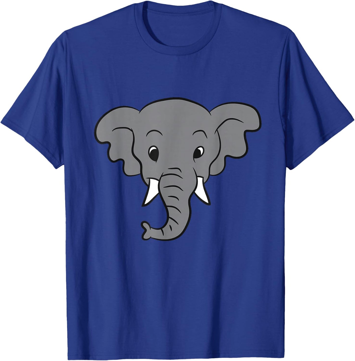 Elephant Love Elephants Funny Elephant Face Elephant T-Shirt - T-Shirt | Royal