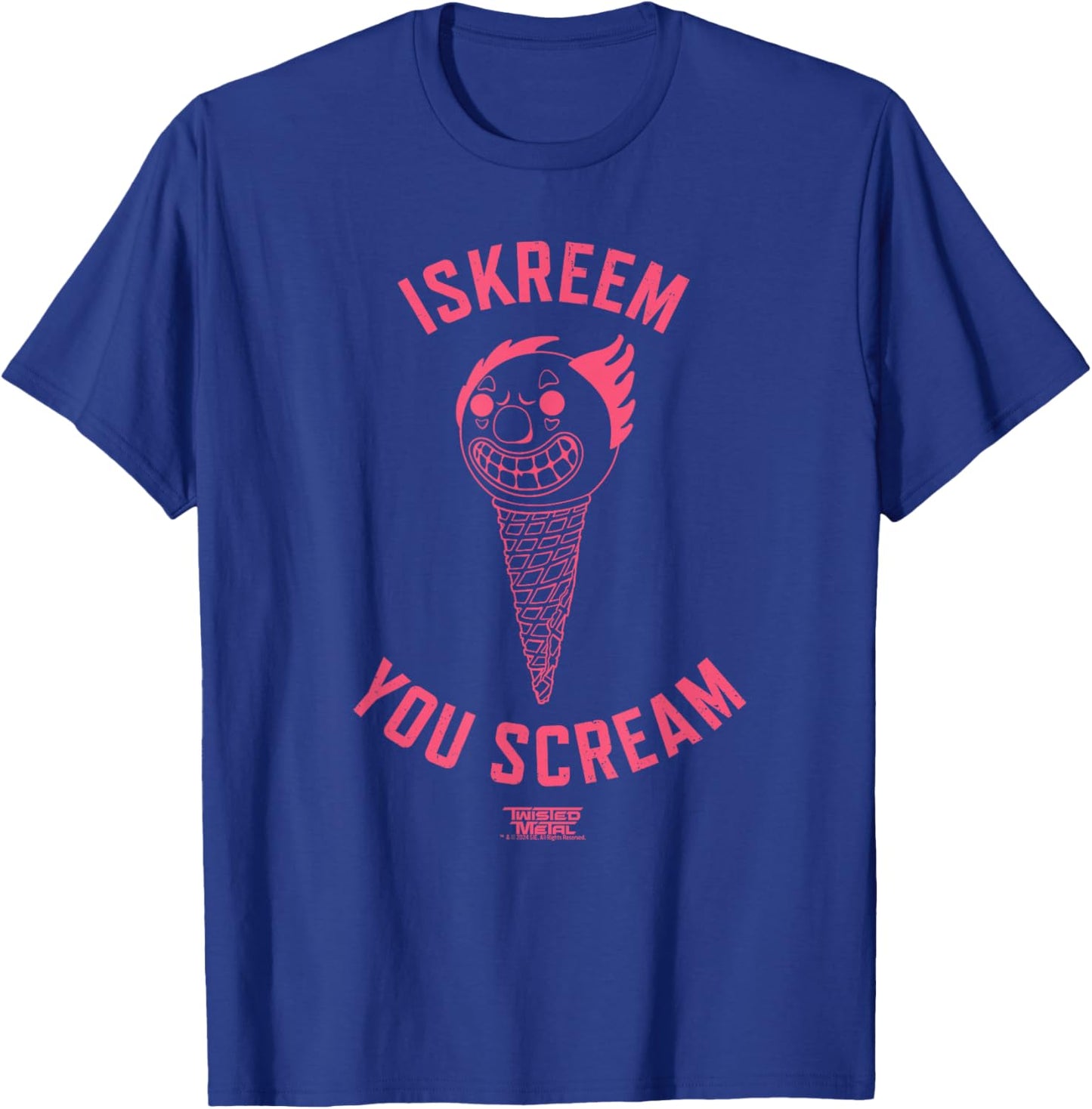 Twisted Metal ISkreem - Officially Licensed T-Shirt - T-Shirt | Royal
