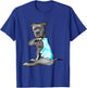 Funny Women Gifts Dog Pitbull I Love Dad Tattoo Gift T-Shirt - T-Shirt | Royal