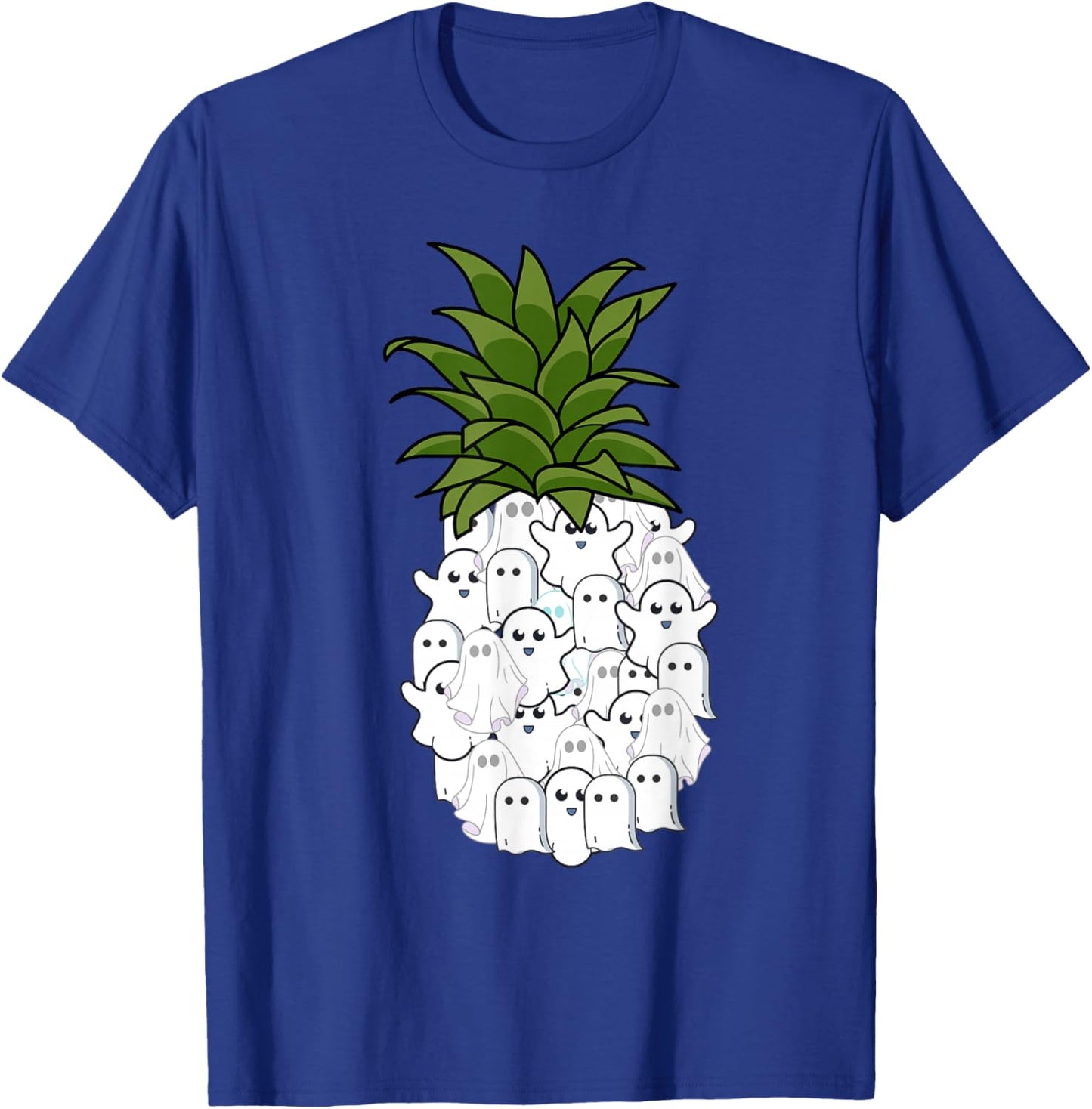 Halloween Pineapple Costume Funny Party Ghost Pineapple Love T-Shirt - T-Shirt | Royal