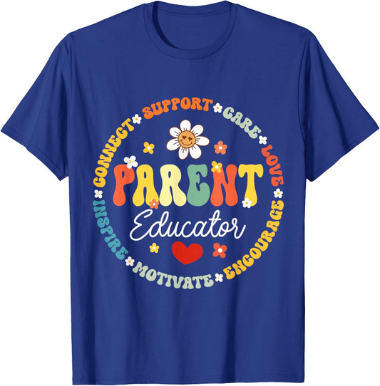 Parent Educator Appreciation Week Back to School T-Shirt - T-Shirt | Royal