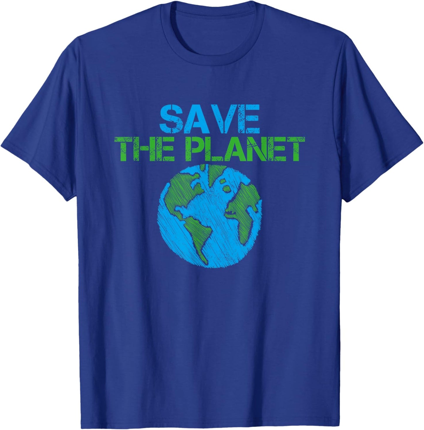 Save the Planet Shirt Protect Our Planet Environmentalist T-Shirt - T-Shirt | Royal