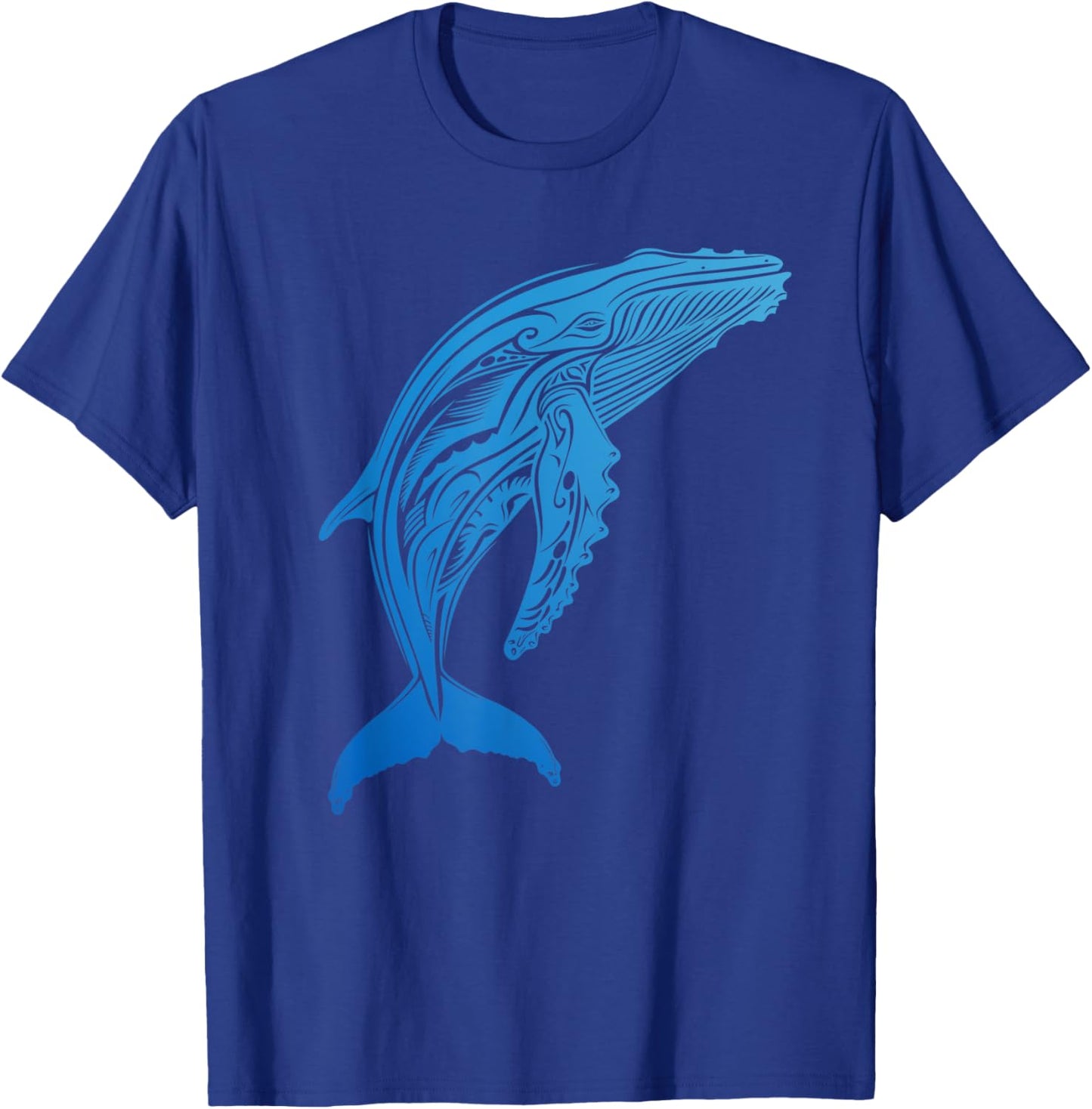 Humpback Whale Native Hawaiian - Hawaiian Tribal T-Shirt - T-Shirt | Royal