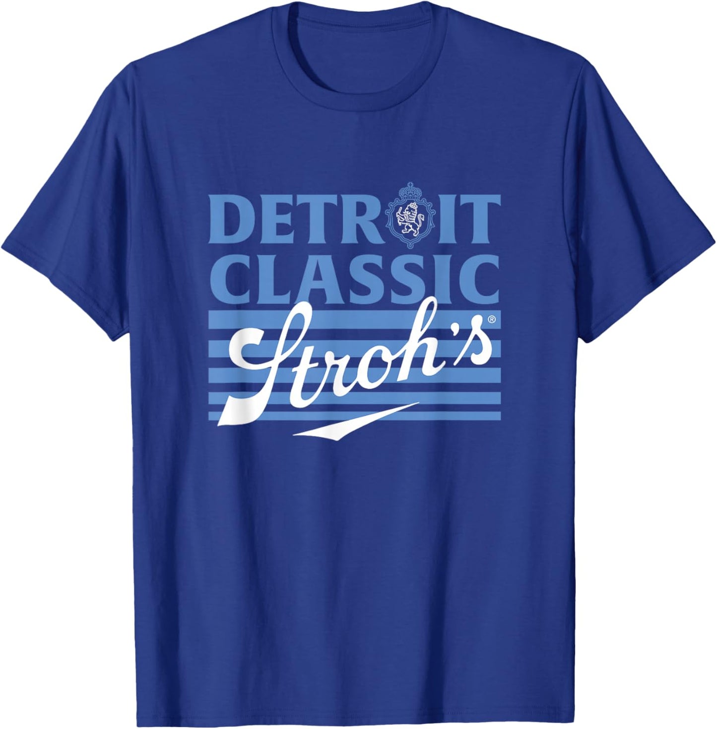 Stroh's Style - Detroit Classic T-Shirt - T-Shirt | Royal