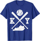 KY USA State - Baseball Player Kentucky T-Shirt - T-Shirt | Royal