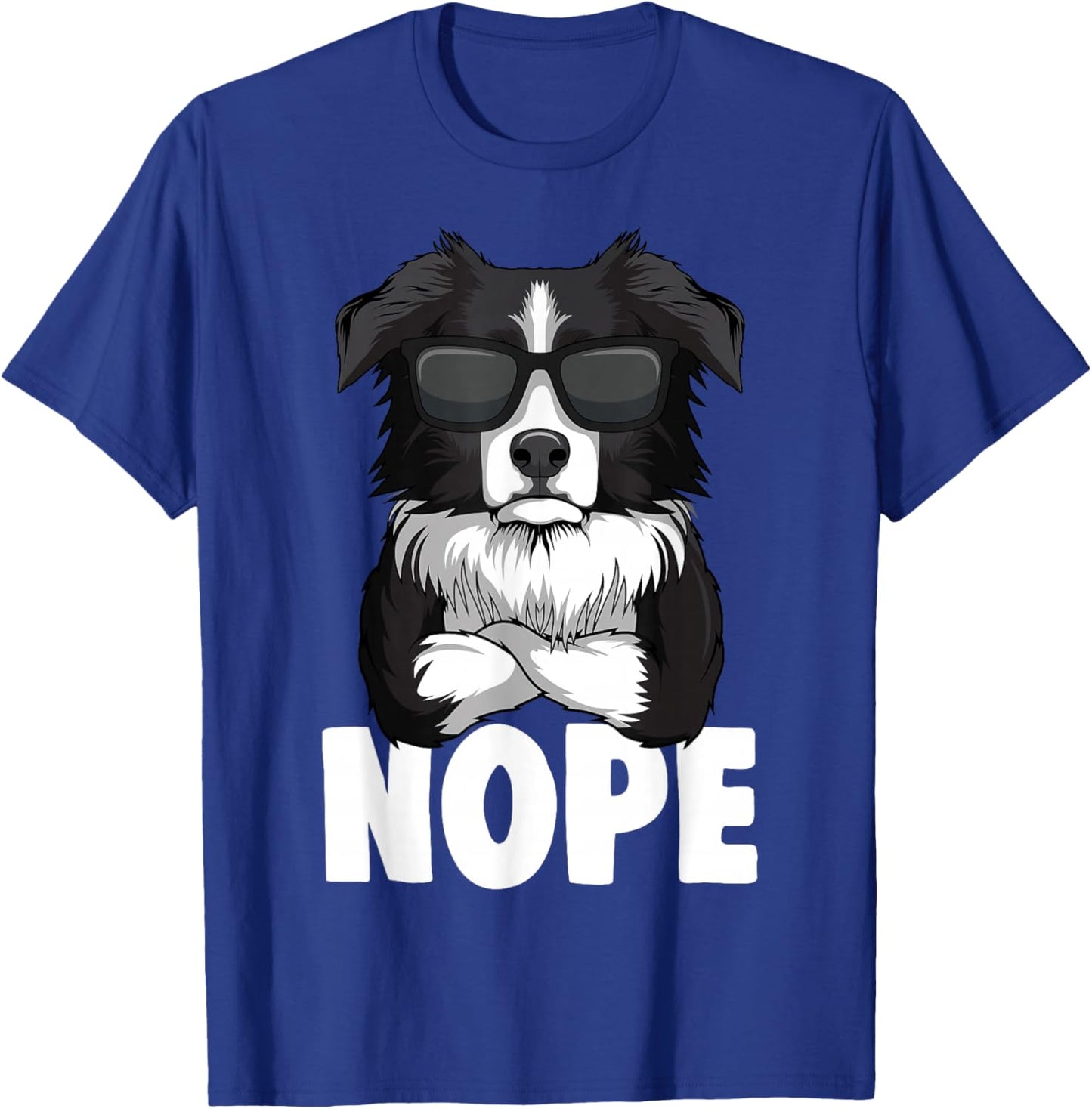 Border Collie Hunde Frauchen Herrchen T-Shirt - T-Shirt | Royal
