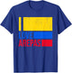 I Love Arepas Colombia Flag Retro Vintage Funny Colombian T-Shirt - T-Shirt | Royal