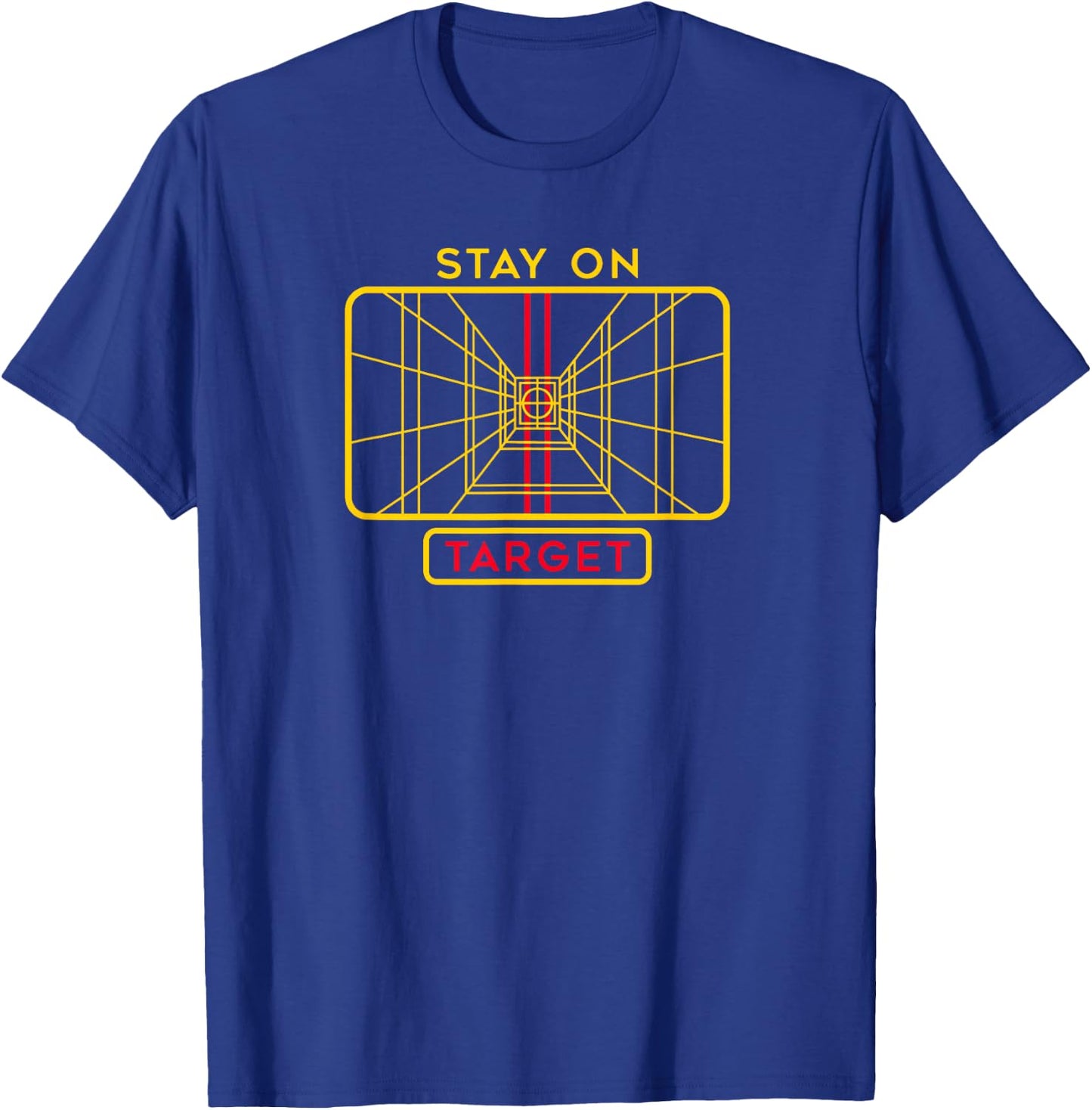 Stay On Target - Space Target Reticle T-Shirt - T-Shirt | Royal