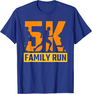 5K Family Running Runner Running Race 5K T-Shirt - T-Shirt | Royal