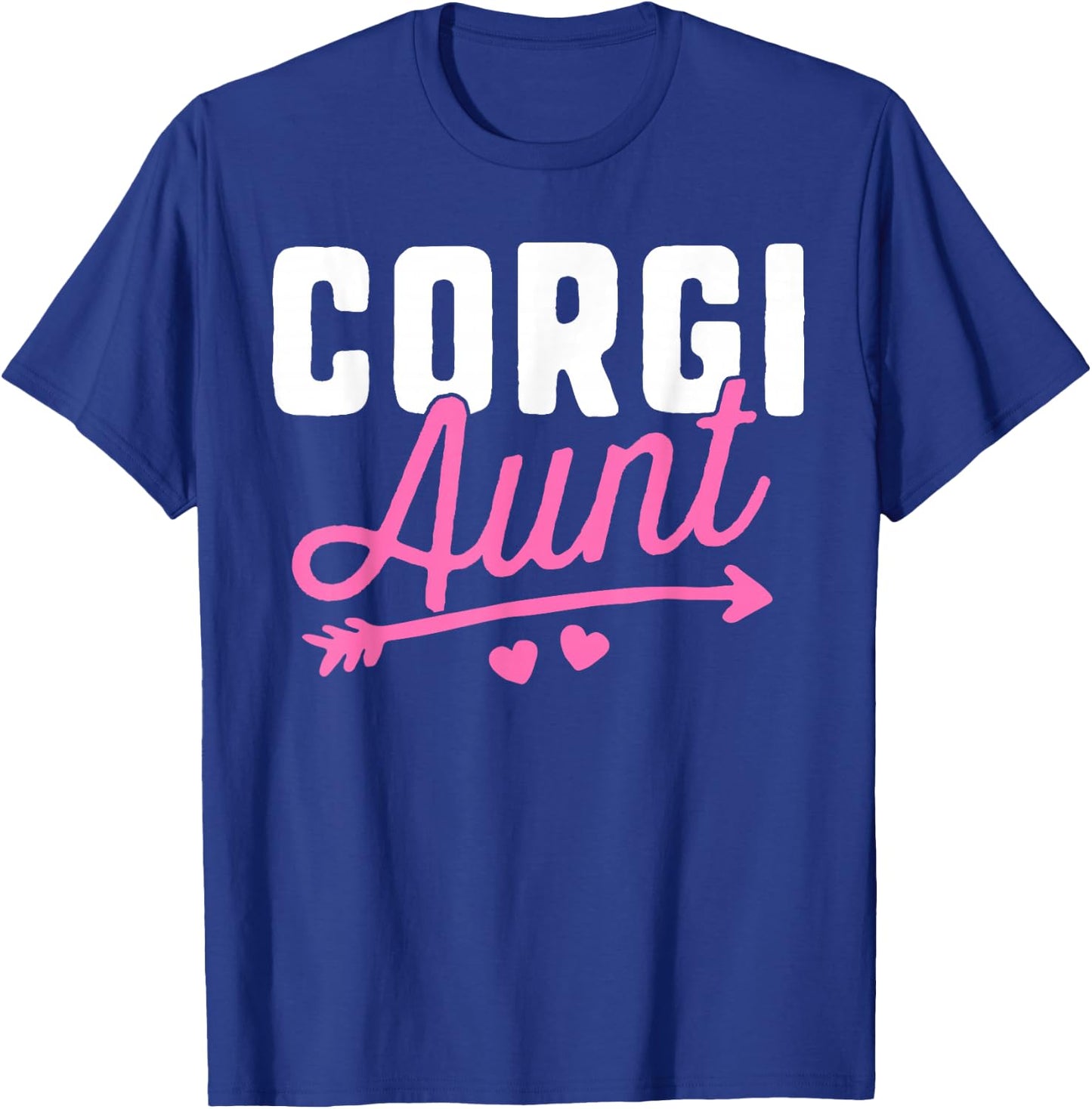 Corgi Aunt Shirt Women Puppy Lover Mom Love Dog Mama T-Shirt - T-Shirt | Royal