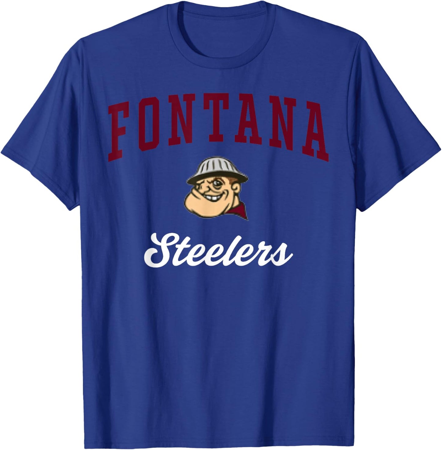 Fontana High School Steelers C3 T-Shirt - T-Shirt | Royal