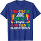 Juneteenth Is Just For Us Black History BLM African American T-Shirt - T-Shirt | Royal