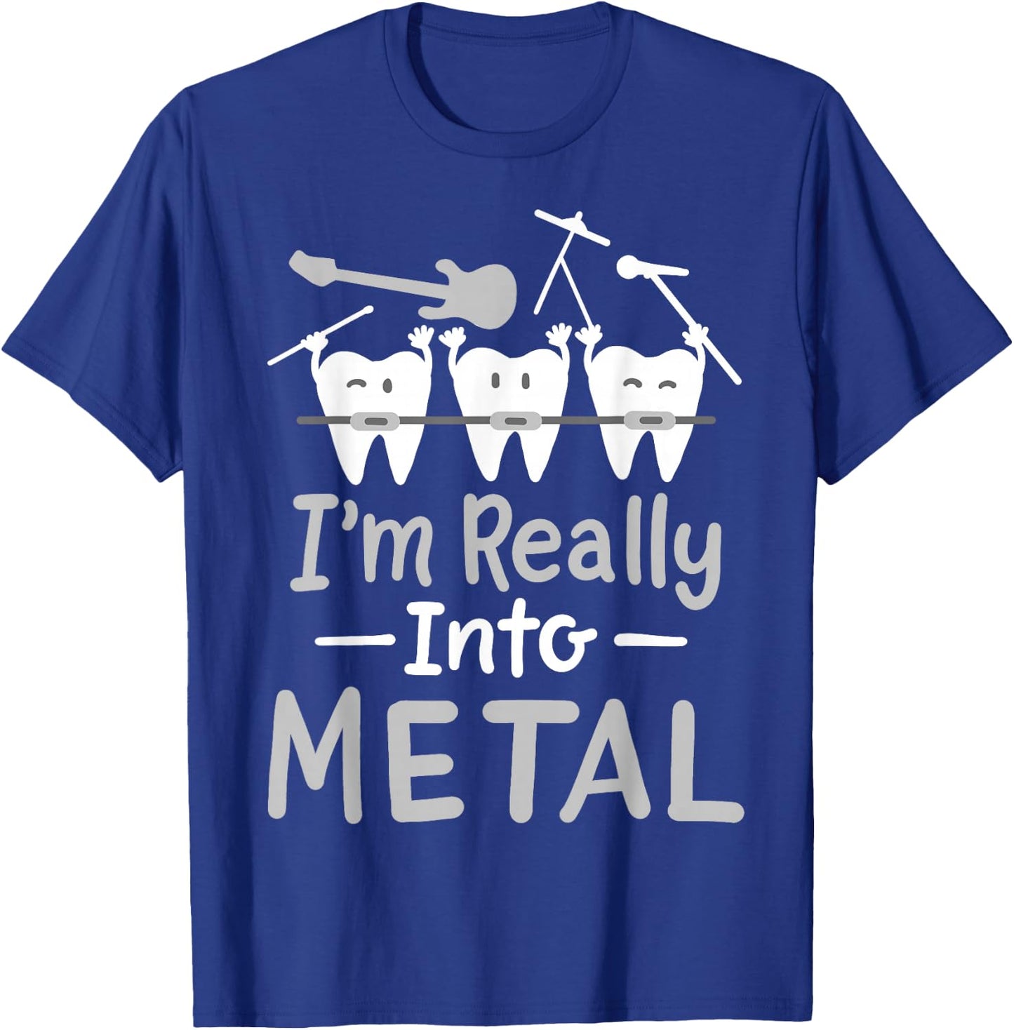 Orthodontic Dental Braces T-Shirt - T-Shirt | Royal