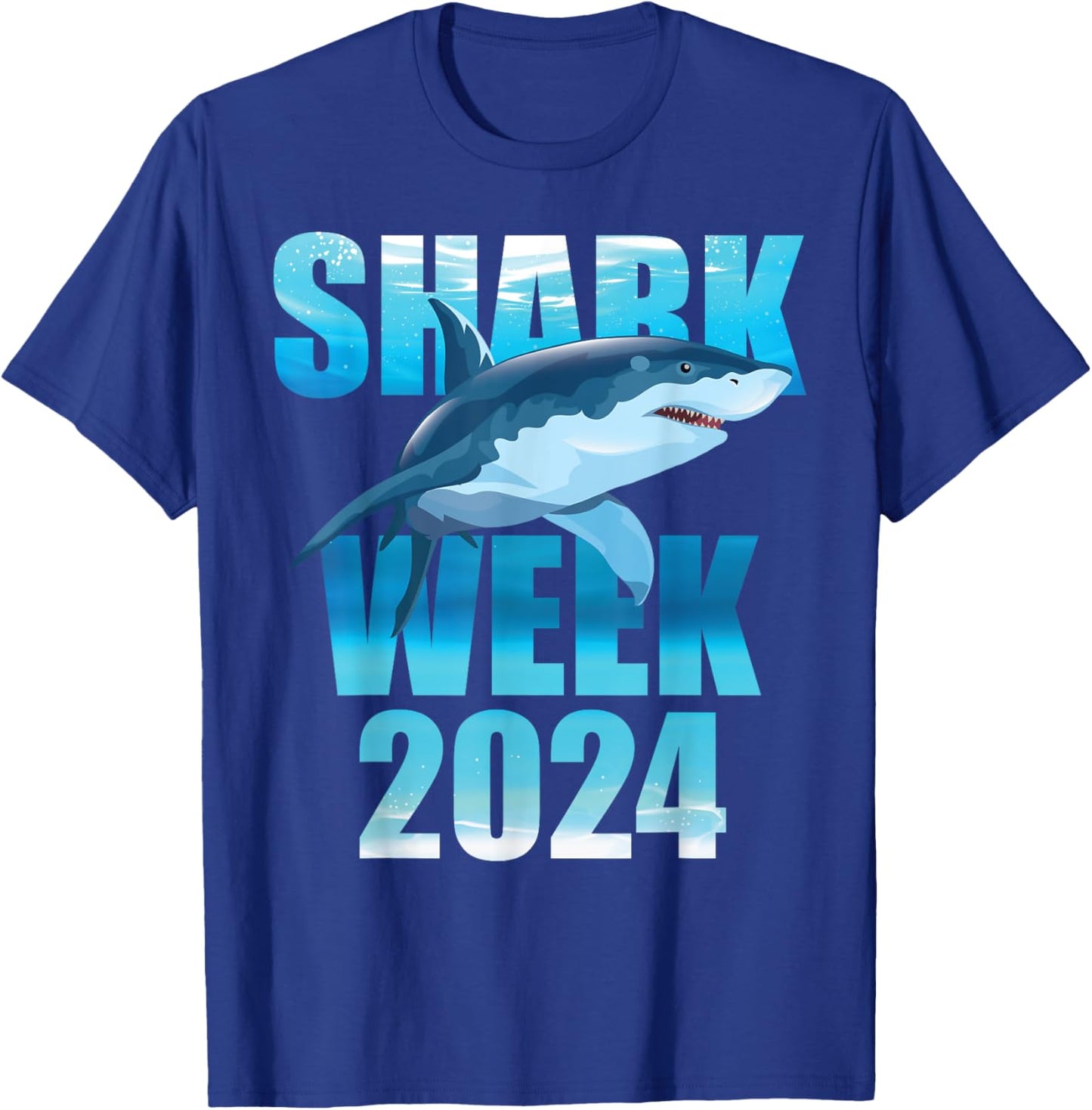 Shark 2024 Week Passion For Shark Lover Family Scuba Diver T-Shirt - T-Shirt | Royal