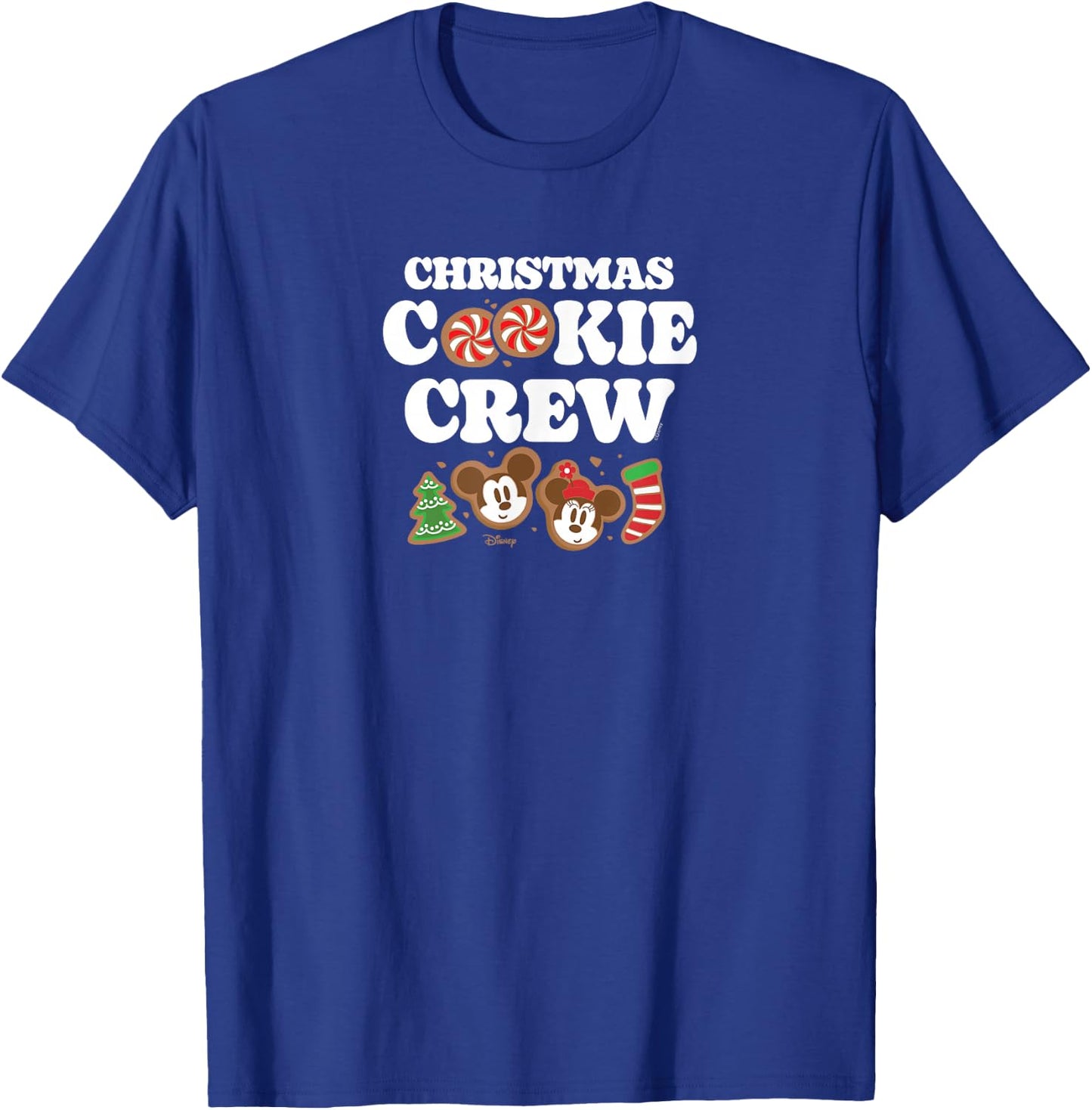 Disney - Mickey Minnie Christmas Cookie Crew T-Shirt - T-Shirt | Royal