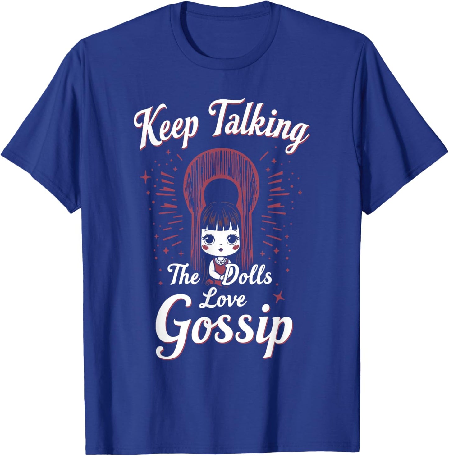 Creepy Dollmaking Haunted Doll Collector Horror-Inspired T-Shirt - T-Shirt | Royal
