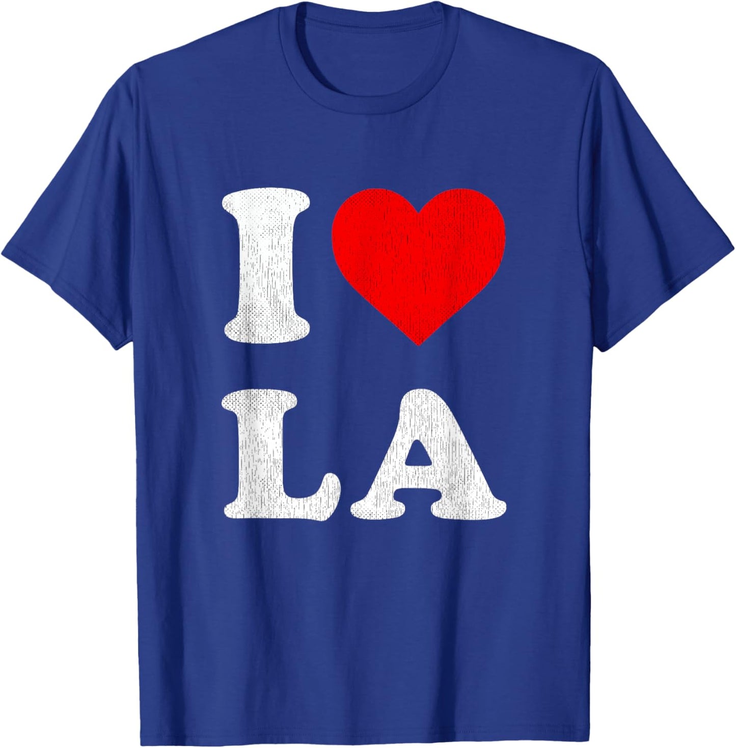 I Heart LA Souvenir I Love Los Angeles T-Shirt - T-Shirt | Royal