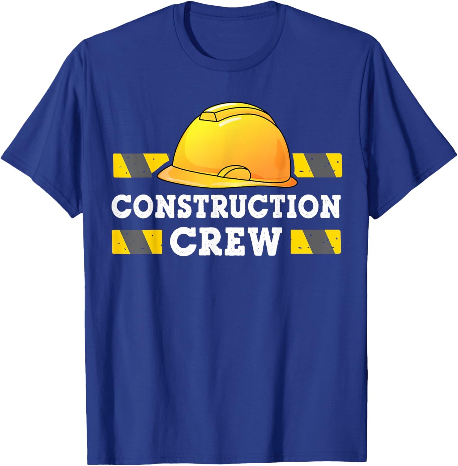 Kids Boys Construction Crew Birthday Party Supplies Matching T-Shirt - T-Shirt | Royal
