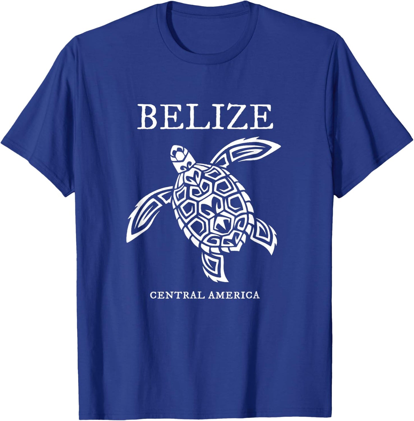 Belize Sea Turtle Retro Vacation Souvenir T-Shirt - T-Shirt | Royal
