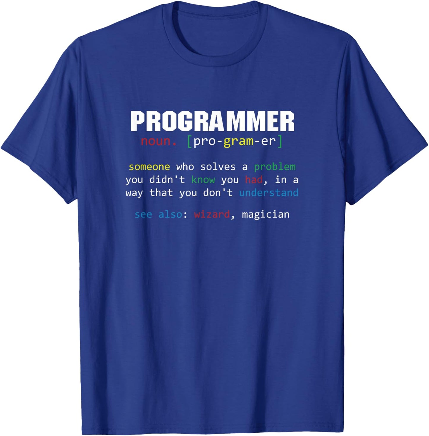 Software Entwickler HTML Error Fehler Web Geschenk Adult Black T-Shirt - T-Shirt | Royal