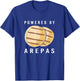 Venezuela Powered By Arepas Venezuelan Food T-Shirt - T-Shirt | Royal