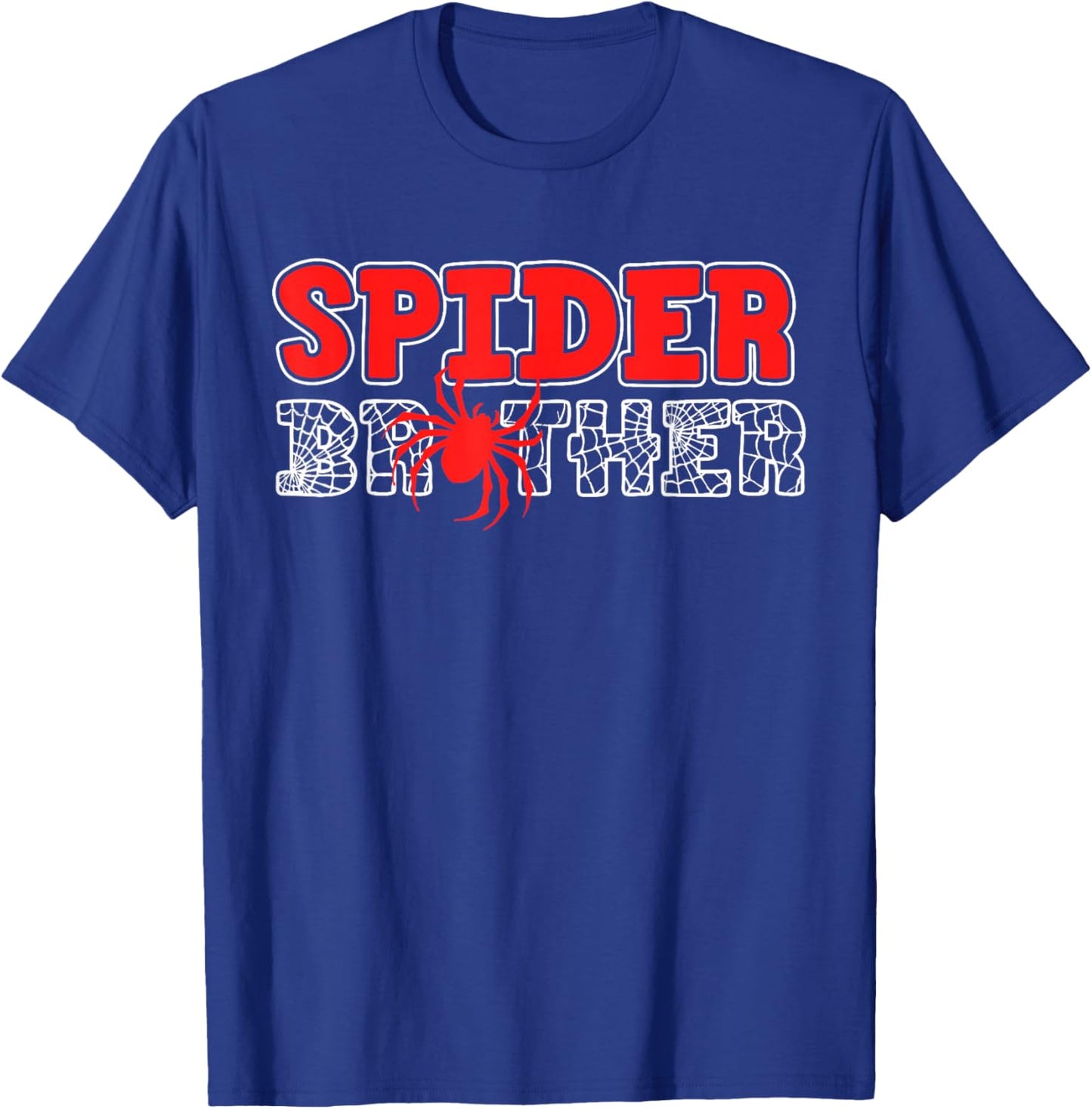 Spider Brother Kid Spidey Birthday Matching Family Christmas T-Shirt - T-Shirt | Royal
