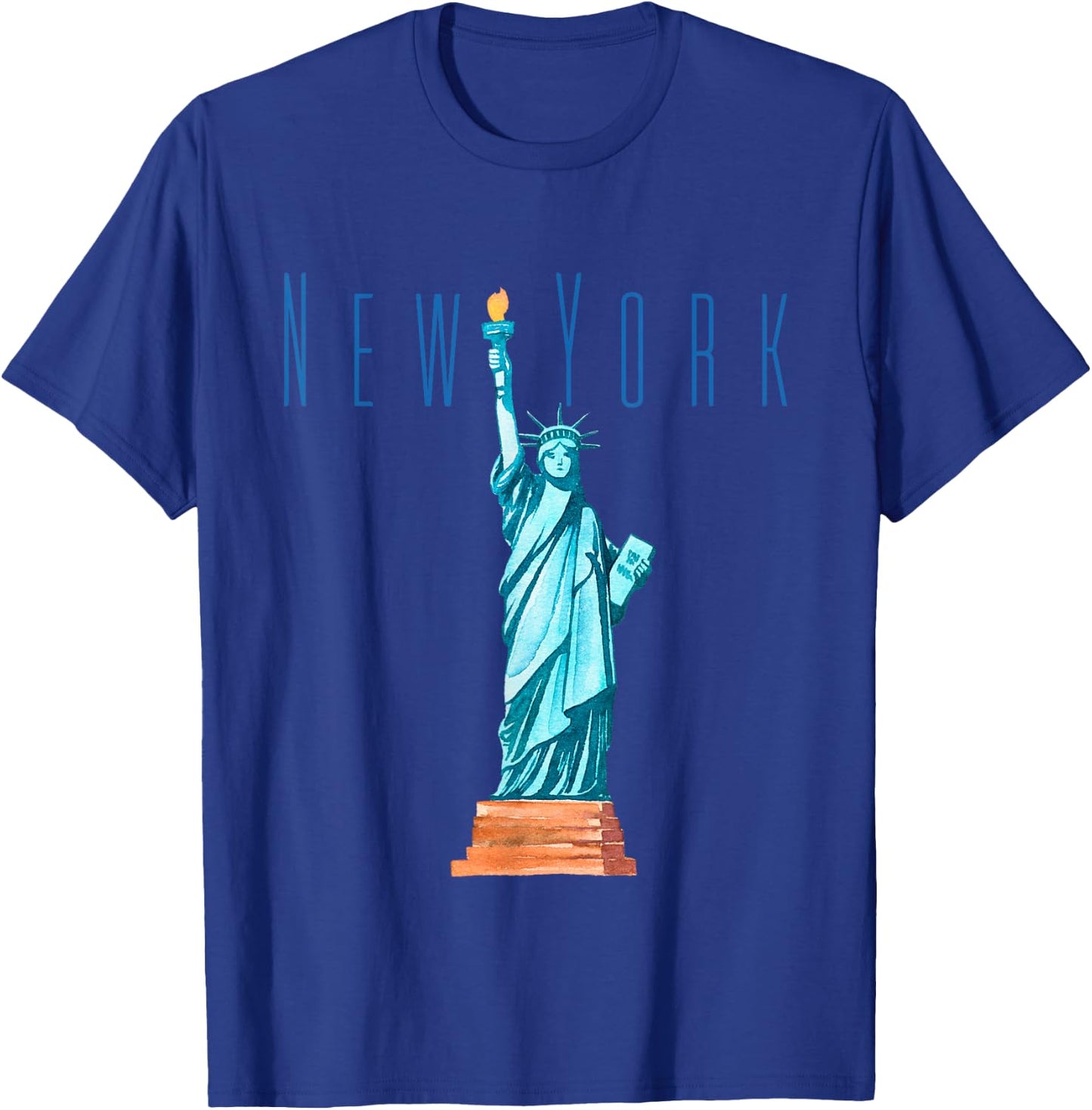 Statue of Liberty- USA- New York- Tourists Outfit T-Shirt - T-Shirt | Royal