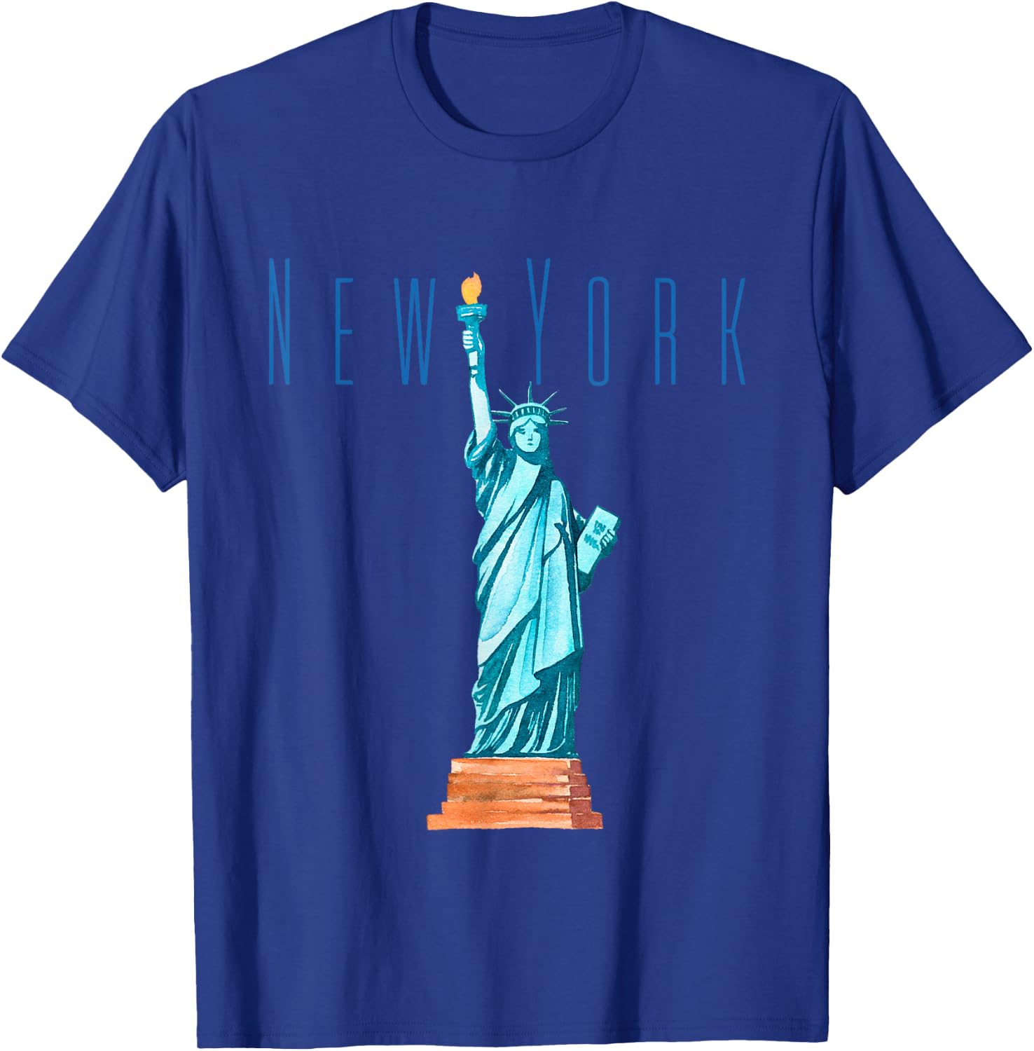 Statue of Liberty- USA- New York- Tourists Outfit T-Shirt - T-Shirt | Royal