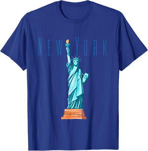 Statue of Liberty- USA- New York- Tourists Outfit T-Shirt - T-Shirt | Royal