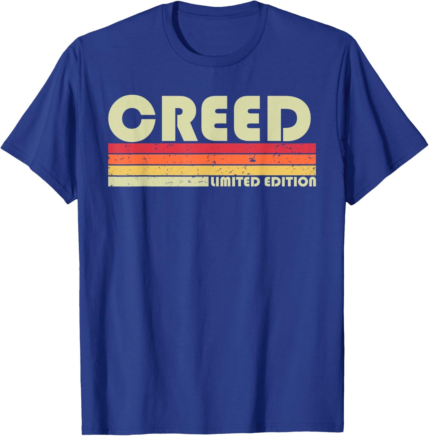 Creed Gift Name Personalized Funny Retro Vintage Birthday T-Shirt - T-Shirt | Royal