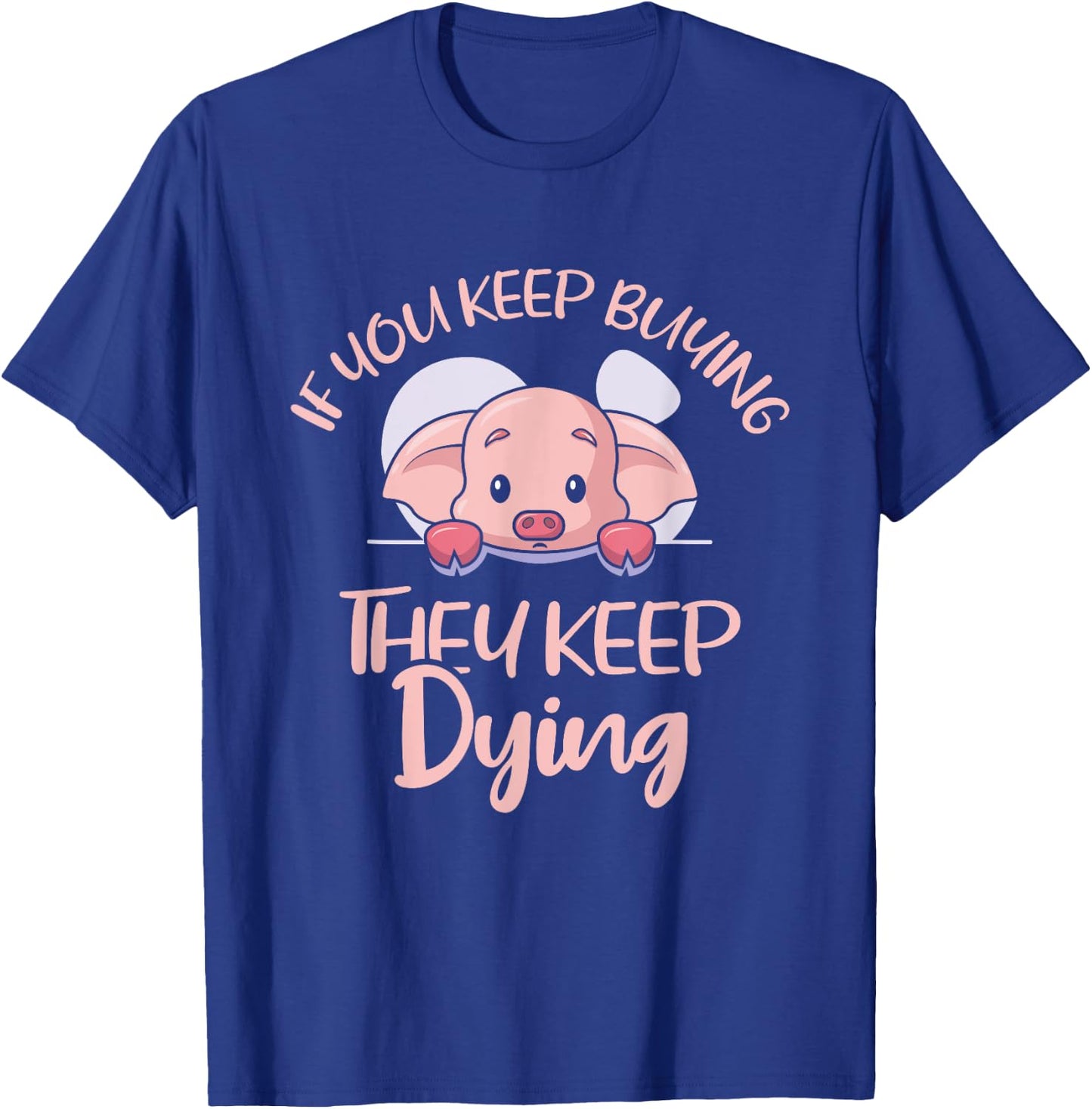 Vegan Animal Vegetarian Veganism Plant Based Lifestyle T-Shirt - T-Shirt | Royal