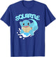 Pokémon Squirtle Riding A Wave Cute Shot T-Shirt - T-Shirt | Royal