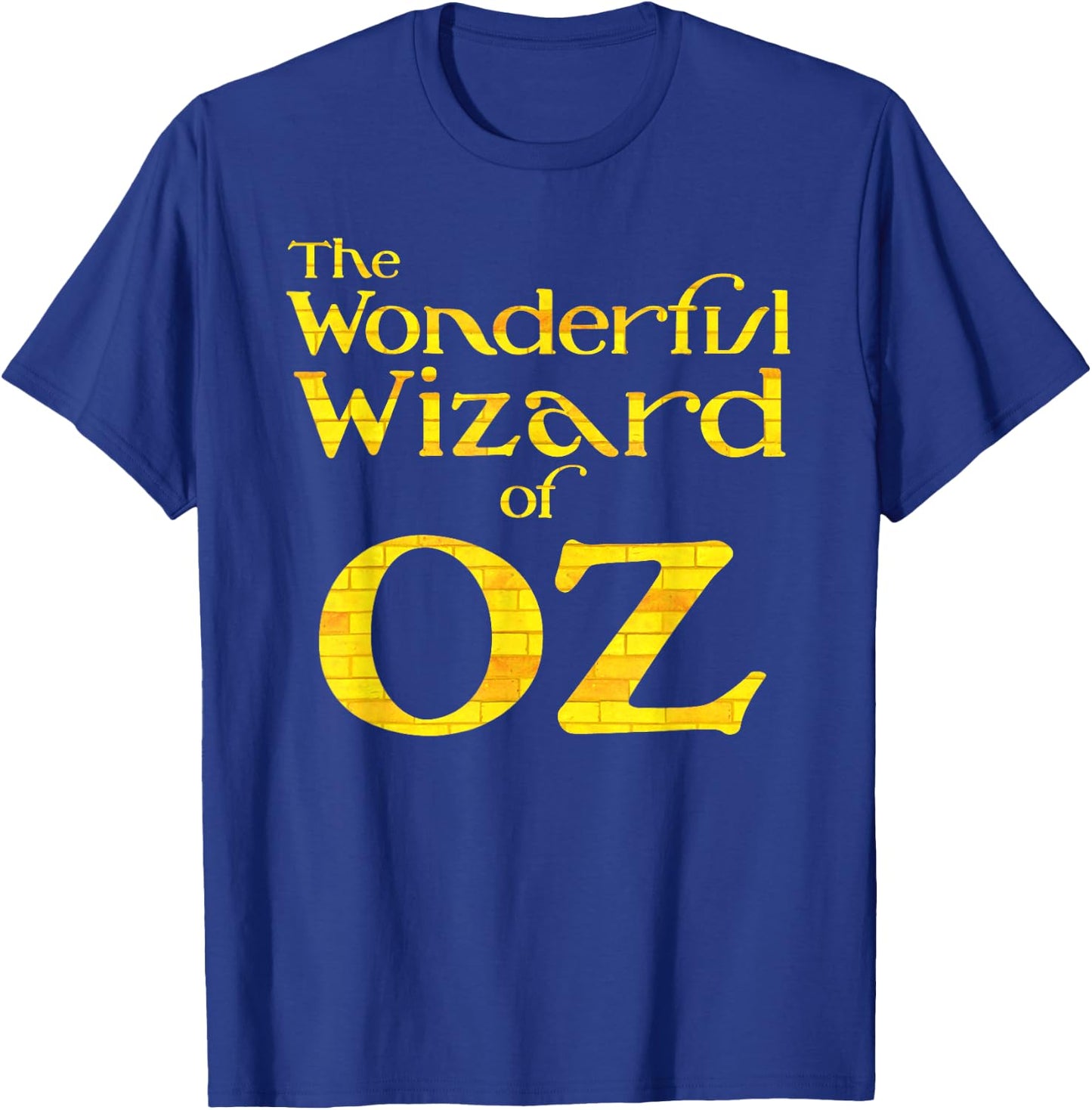 Retro Vintage Yellow Brick Road Wonderful Wizard of OZ Logo T-Shirt - T-Shirt | Royal