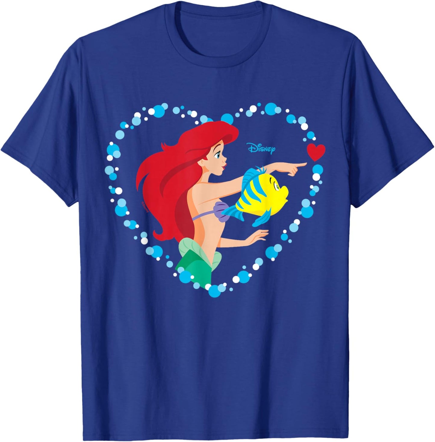 Disney Princess - Ariel Heart Valentine's Day T-Shirt - T-Shirt | Royal