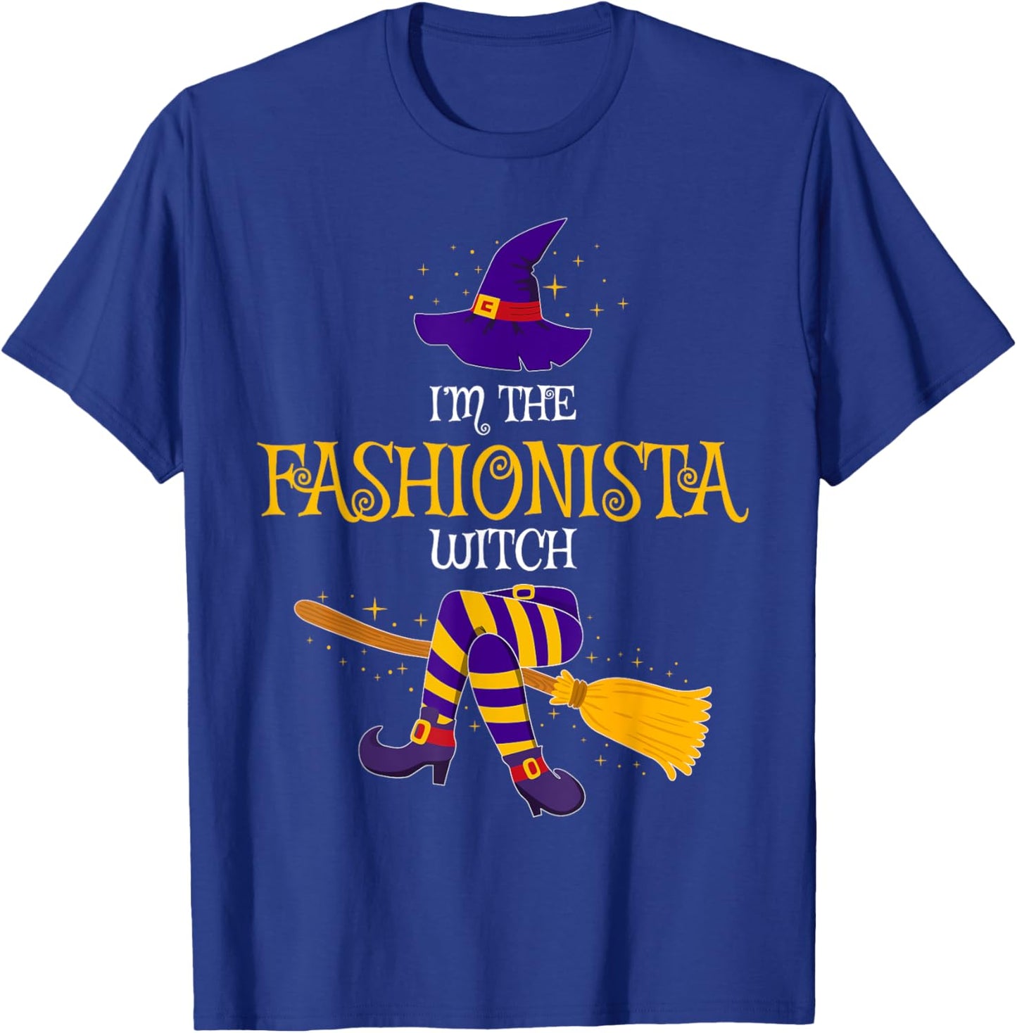 I’m The Fashionista Witch Family Matching Costume Halloween T-Shirt - T-Shirt | Royal