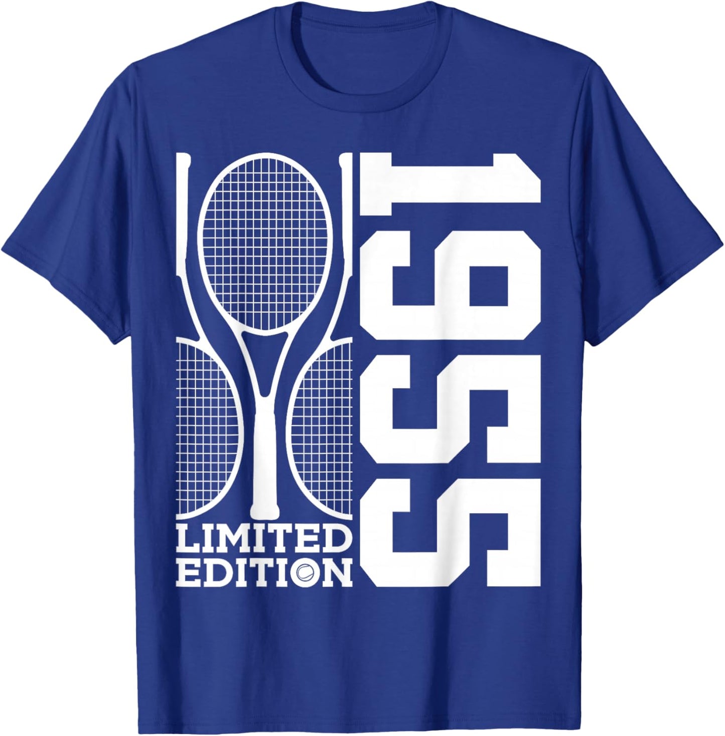 71st BIRTHDAY TENNIS LIMITED EDITION 1955 T-Shirt - T-Shirt | Royal