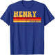 HENRY Name Personalized Idea Men Retro Vintage HENRY T-Shirt - T-Shirt | Royal