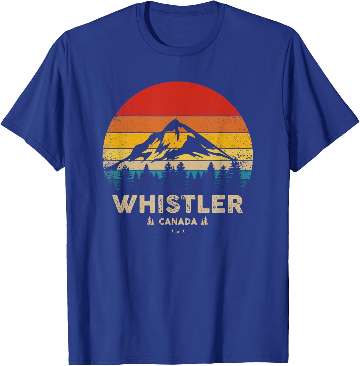 Whistler Souvenir - Canada Vacation Reminder T-Shirt - T-Shirt | Royal