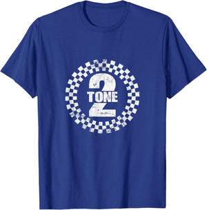Ska 2 Tone Jazz Vibrating Grooves T-Shirt - T-Shirt | Royal