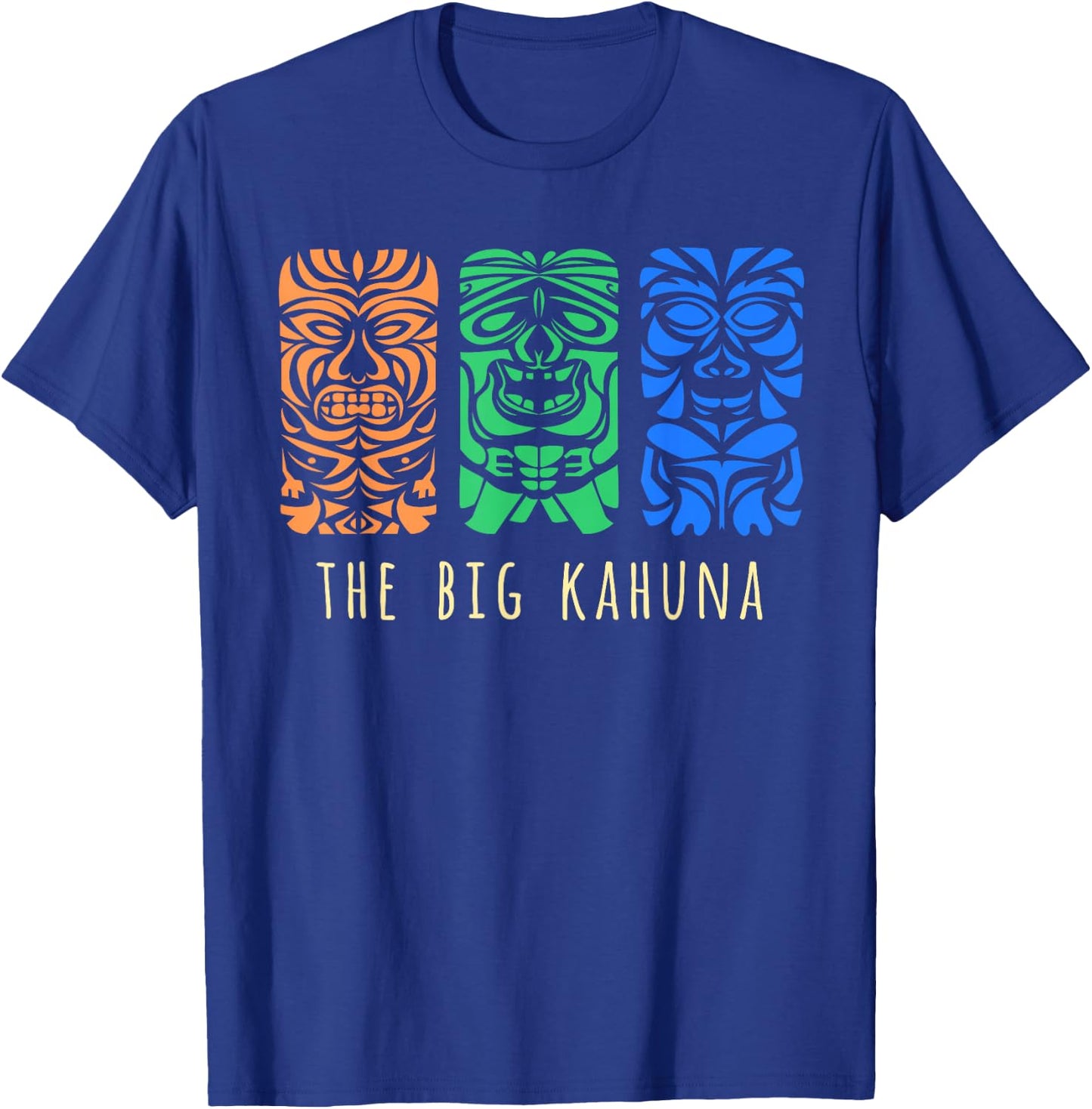 Hawaii Tiki Surfing Polynesian Big Kahuna Retro Hipster T-Shirt - T-Shirt | Royal