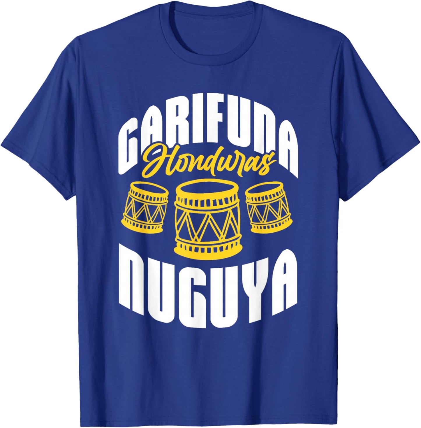 Garifuna Honduras Nuguya Cultural Music T-Shirt - T-Shirt | Royal