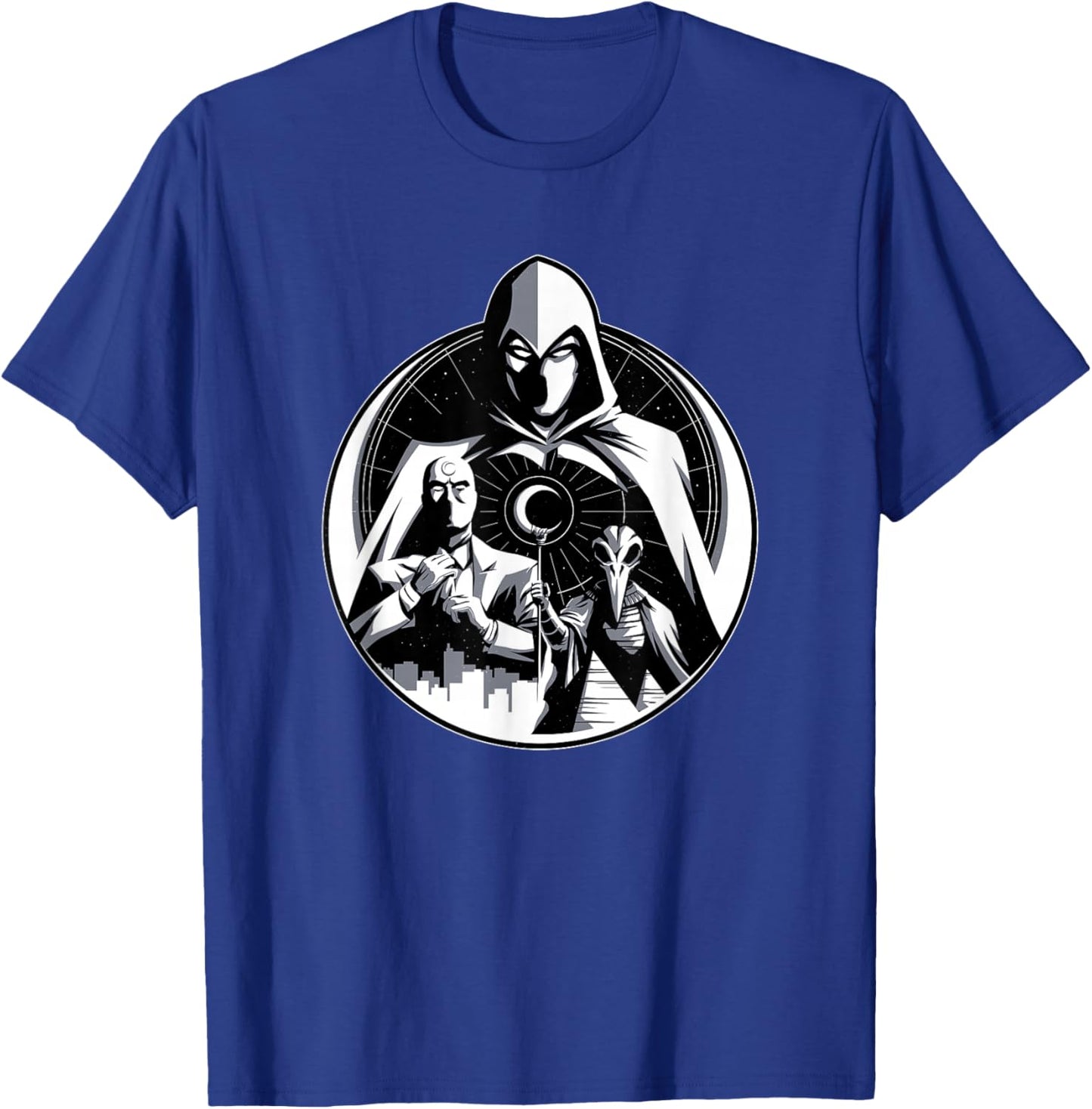 Marvel Moon Knight Mr Knight and Khonshu T-Shirt - T-Shirt | Royal