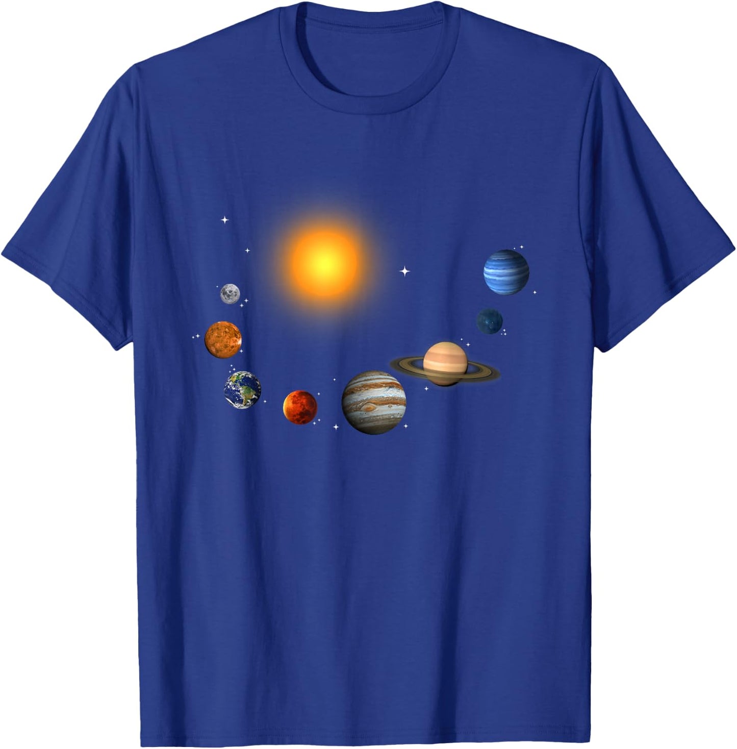 Our Solar System, Science Education,T Shirt Men, Women, Kids T-Shirt - T-Shirt | Royal