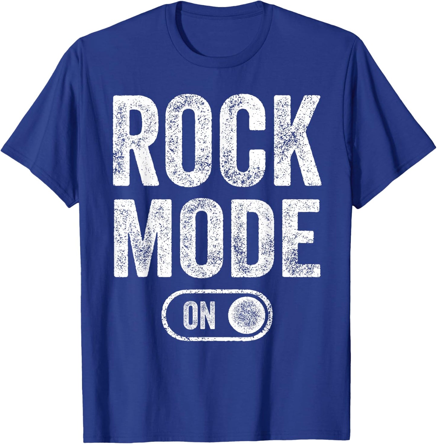 Rock Mode On Funny Rocker Gift Guitar Lover Guitarist T-Shirt - T-Shirt | Royal